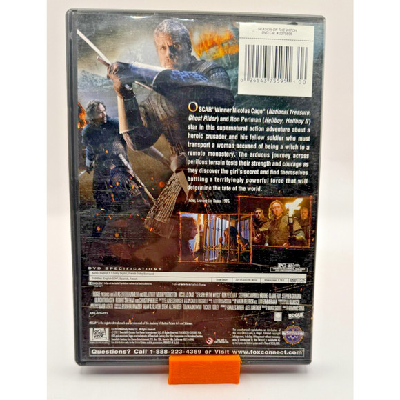 Season of the Witch DVD Region 1 2011 Horror Fantasy Nicolas Cage - Picture 2 of 4